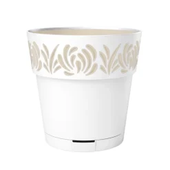 Pot gaia d20cm blanc