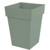 Pot mi-haut carre toscane vert