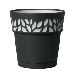 Pot opera chloe d25cm graphite/g