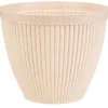 Pot plastique nervure 28