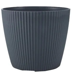 Pot plastique nervure o18cm