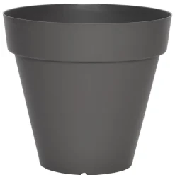 Pot rond patio d50 gris