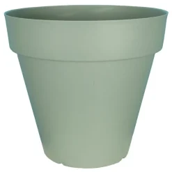 Pot rond patio d50 vert argile