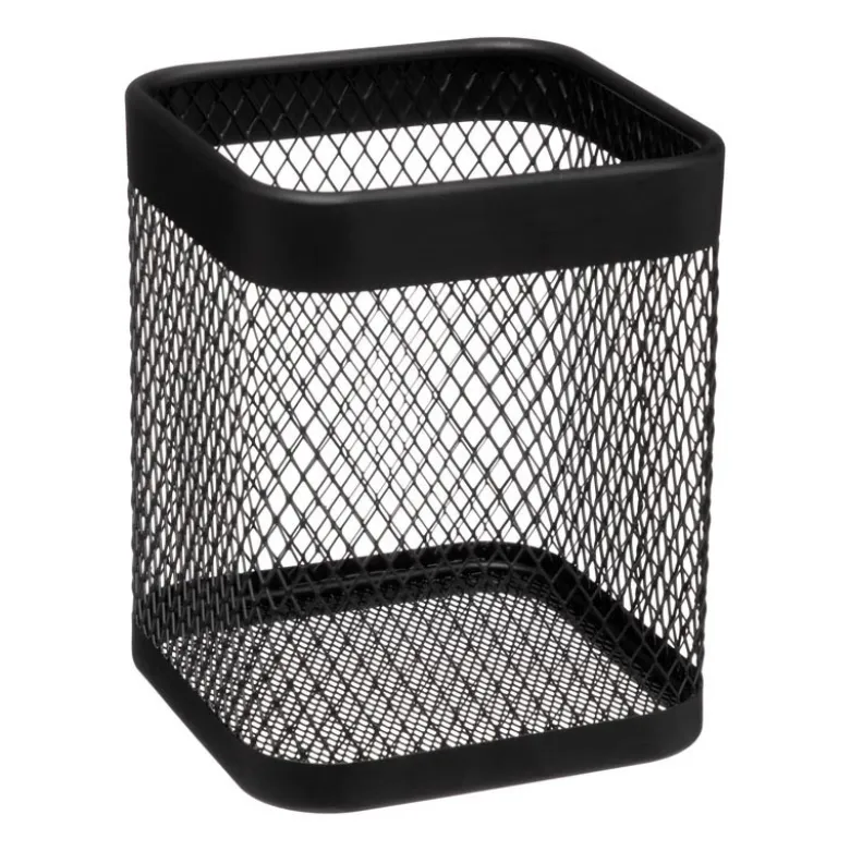 Pot ustensile metal noir