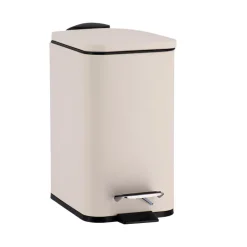 Poubelle 3l metal frein de chute
