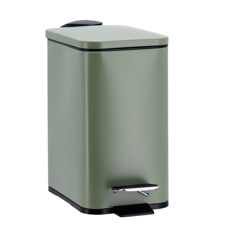Poubelle 3l metal frein de chute