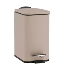 Poubelle 3l metal frein de chute