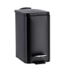 Poubelle 3l metal frein de chute