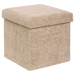 Pouf pliable simple soana taupe