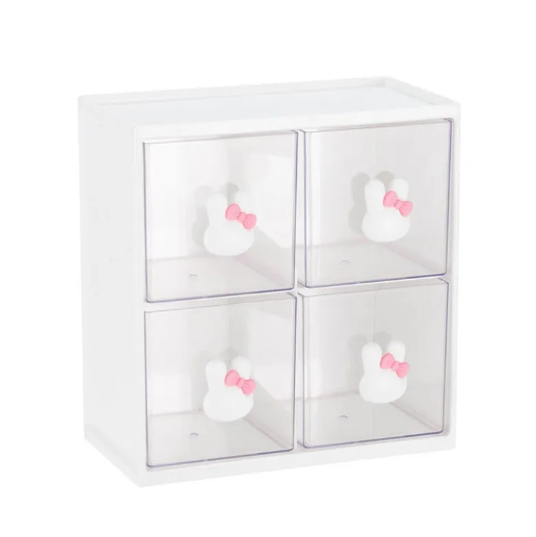 Rangement lapin 4 tiroirs