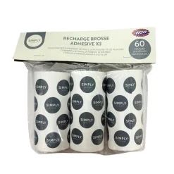 Recharge brosse adhesive x3