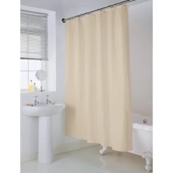 Rideau de douche polyester beige