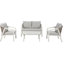 Salon de jardin avec coussins ni