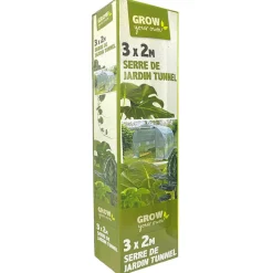 Serre de jardin 2x3m tube