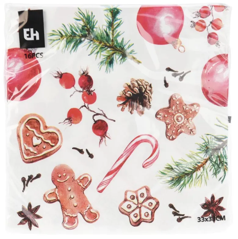 Serviettes 33x33cm 16pcs