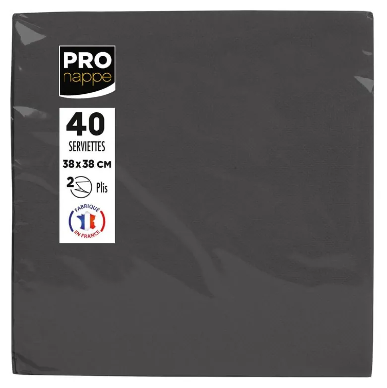 Serviette 38x38 tex touch x40 no
