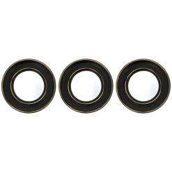 Set de 3 miroirs ronds d25cm