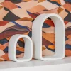 Set 2 etageres arches