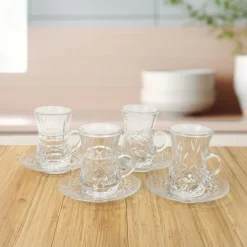 Set 4 tasses a the avec coupelle