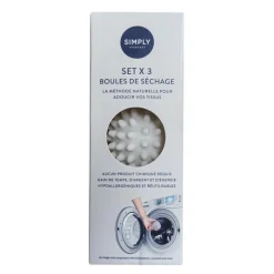 Set x3 boules de sechage