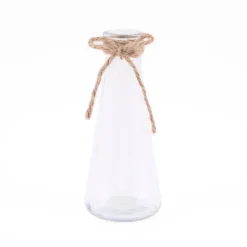 Soliflore verre & jute