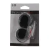 Support mural x 2 d28 - noir mat