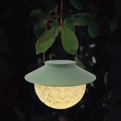 Suspension solaire boule ciselee
