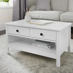 Table basse 2 tiroirs