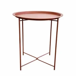 Table d'appoint tina ocre/terra/