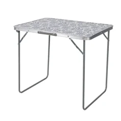 Table pliante citrons jaune/bleu