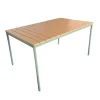 Table 4/6p metal/polywood vert t