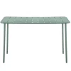 Table rectangle vert treillis