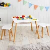 Table & 2 tabourets plateau