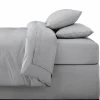 Taie d'oreiller x2 63x63cm gris