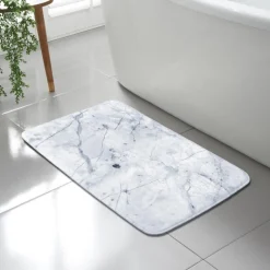 Tapis bain marbre 50x80cm mem fo