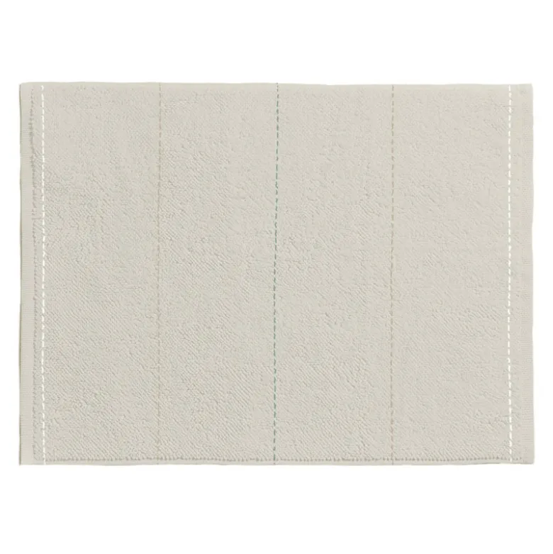 Tapis bain rayures colorees