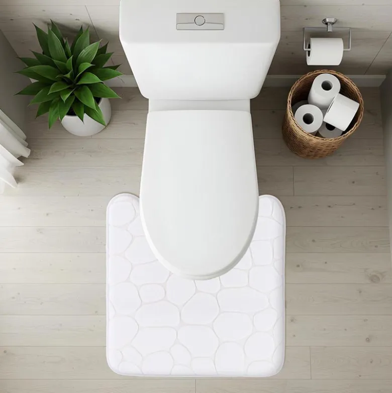 Tapis contour blanc