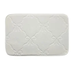 Tapis de bain nAud ivoire