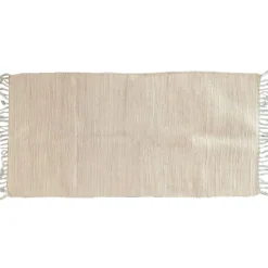 Tapis delhi 70x140cm blanc