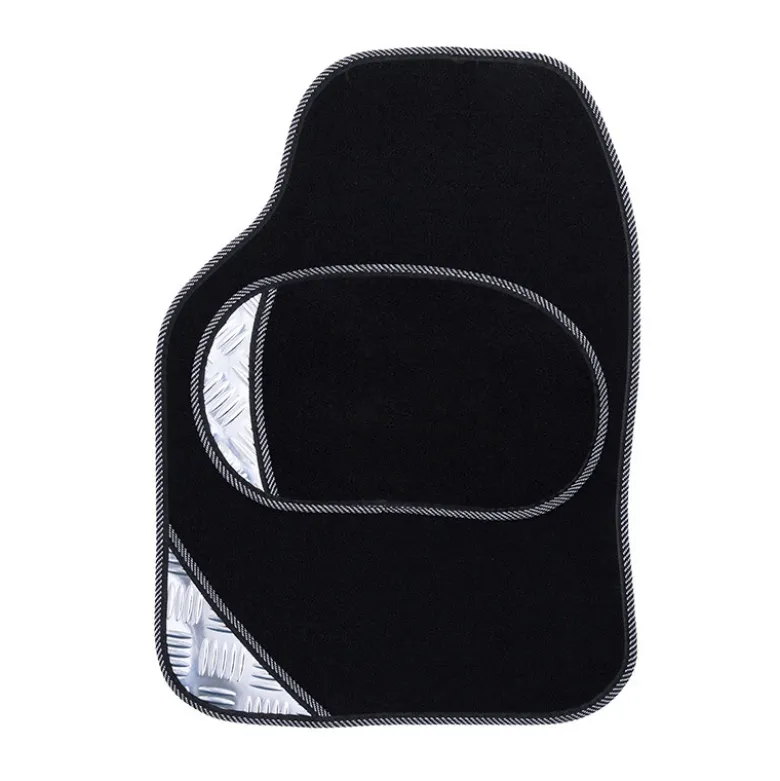 Tapis de voiture 4pcs damier