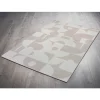Tapis geo creme 60x110cm