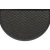 Tapis 45x75cm demi lune gris