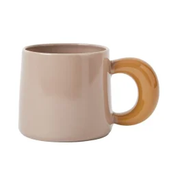 Tasse bicolore anse croissant