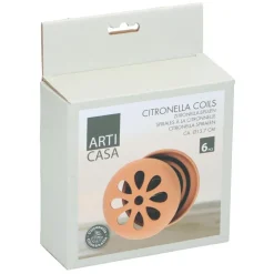 Terre cuite + 6 spirales citronn