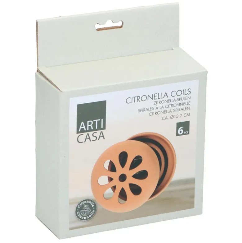 Terre cuite + 6 spirales citronn