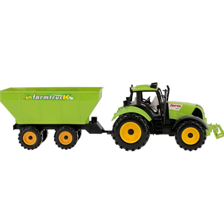 Tracteur avec remorque