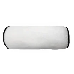 Traversin piping noir d15x45cm c