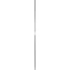 Tube fer forge d20 2.50 m - noir
