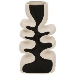 Vase vague noir et blanc