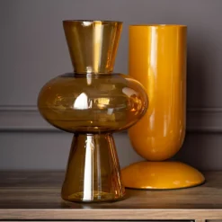 Vase verre evase